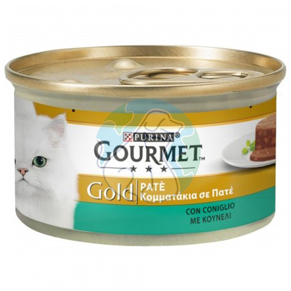 کنسرو 85گرمی پته خرگوش Gourmet Gold